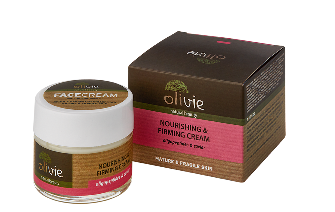 Face Cream Olivie - NOURISHING & FIRMINGCREAM OLIGOPEPTIDES & CAVIAR