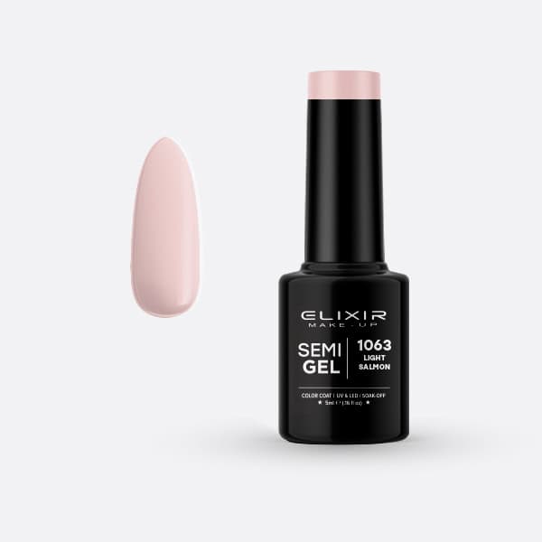 Elixir Ημιμόνιμο βερνίκι 5ml – #1063 (Light Salmon)
