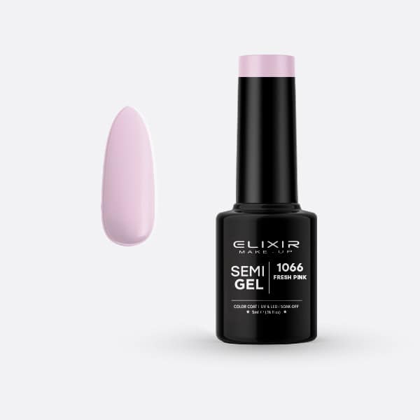Elixir Ημιμόνιμο βερνίκι 5ml – #1066 (Fresh Pink)