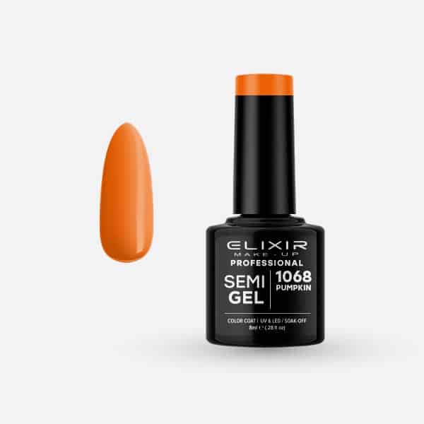 Elixir Ημιμόνιμο βερνίκι 8ml - #1068 (Pumpkin)