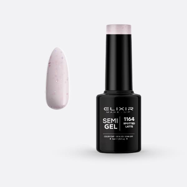 Elixir Ημιμόνιμο βερνίκι 5ml – #1164 (Spotted Latte)
