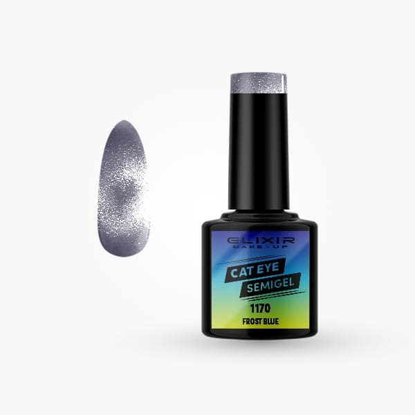 Elixir Ημιμόνιμο βερνίκι Cat Eye 8ml – #1170 (Frost Blue)