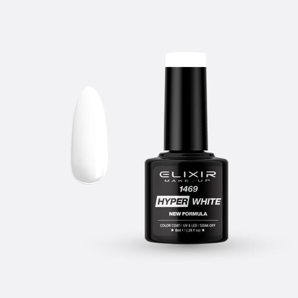 Elixir Ημιμόνιμο βερνίκι Hyper 8ml – #1469 (Hyper White)