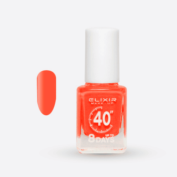 Elixir Βερνίκι 40″ & Up to 8 Days – #451 (Peachy Orange)