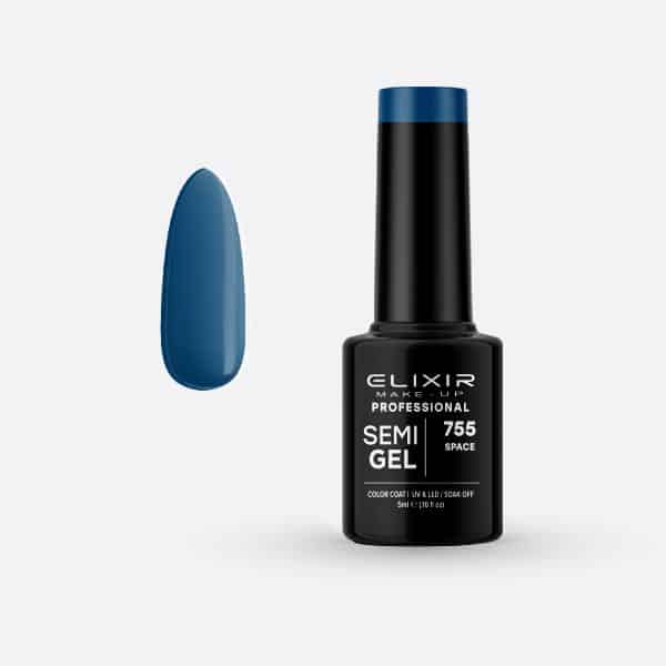 Elixir Ημιμόνιμο βερνίκι 5ml – #755 (Space)