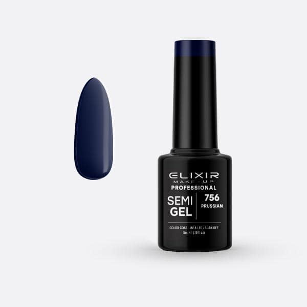 Elixir Ημιμόνιμο βερνίκι 5ml – #756 (Prussian)