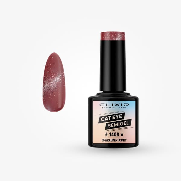 Elixir Ημιμόνιμο βερνίκι 8ml - #1408 Sparkling tawny