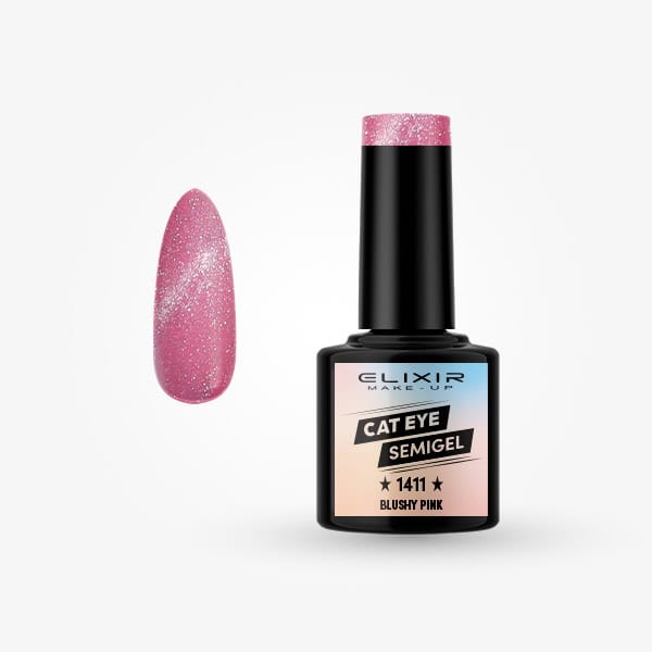 Elixir Ημιμόνιμο βερνίκι 8ml - #1411 Blushy pink