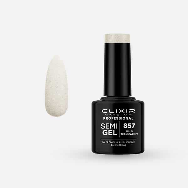 Elixir Ημιμόνιμο βερνίκι 8ml – #857 (Multi Transparent)