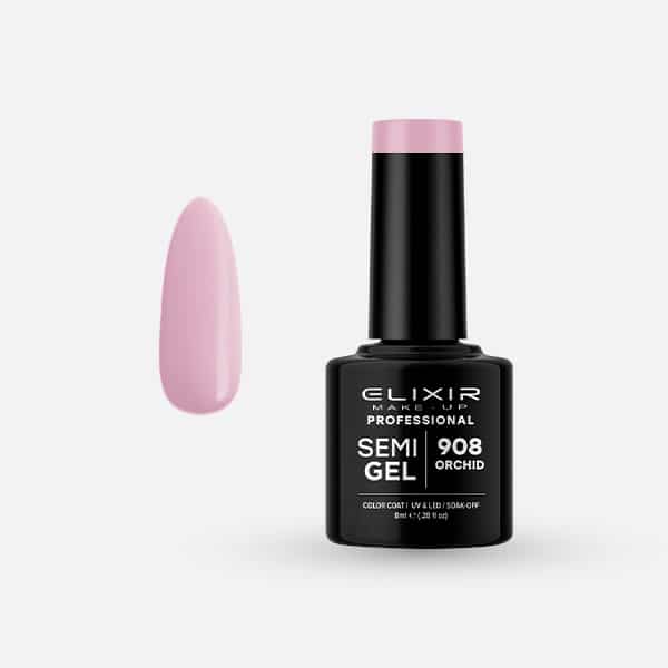 Elixir Ημιμόνιμο βερνίκι 8ml - #908 (Orchid)