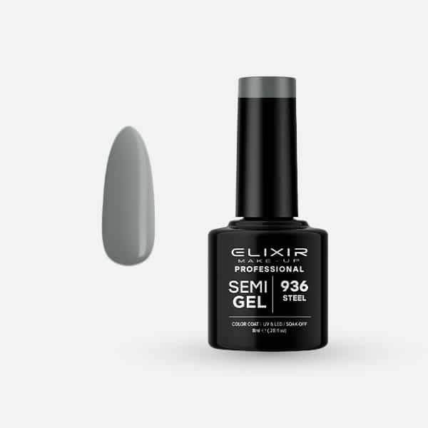 Elixir Ημιμόνιμο βερνίκι 8ml - #936 (Steel)