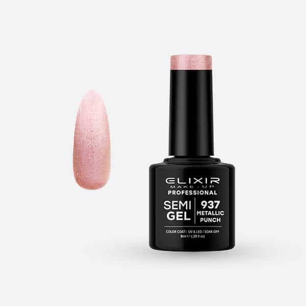 Elixir Ημιμόνιμο βερνίκι 8ml - #937 (Metallic Punch)