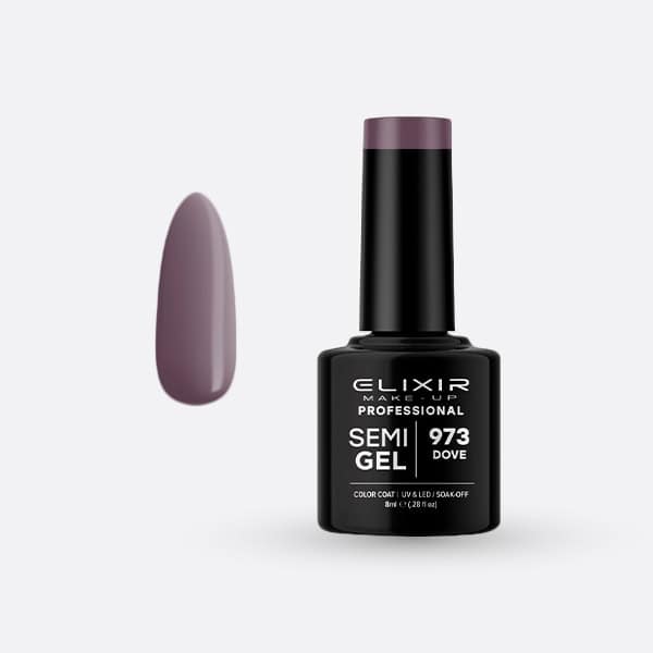 Elixir Ημιμόνιμο βερνίκι 8ml – #973 (Dove)
