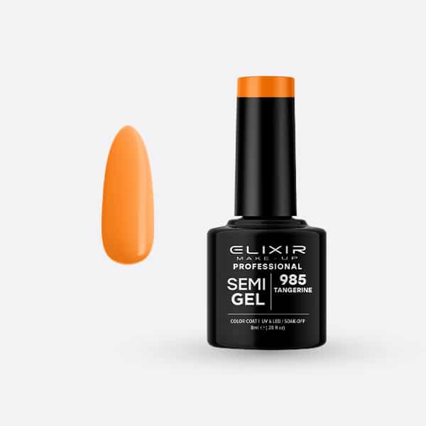 Elixir Ημιμόνιμο βερνίκι 8ml – #985 (Tangerine)