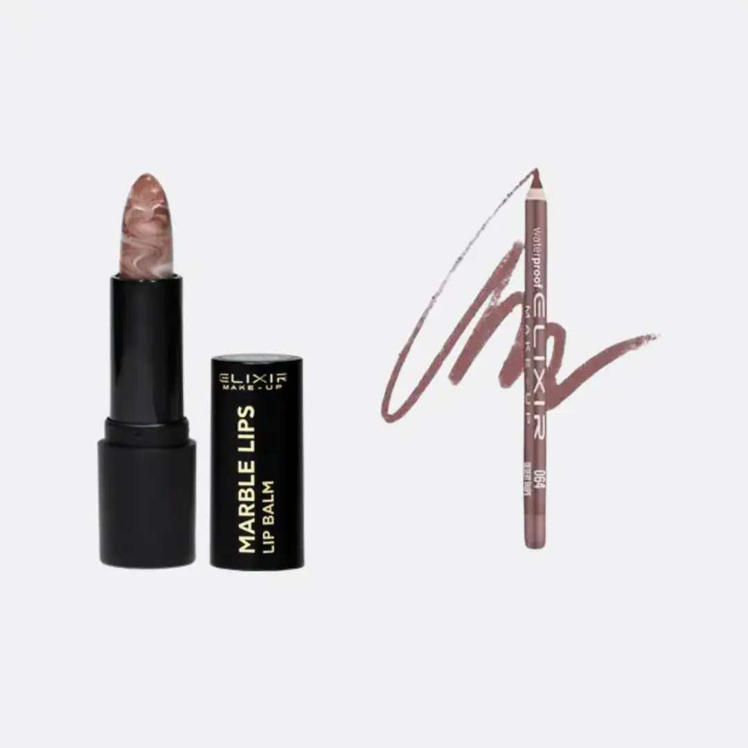 Elixir Marble Lip Combo - Nude Marble